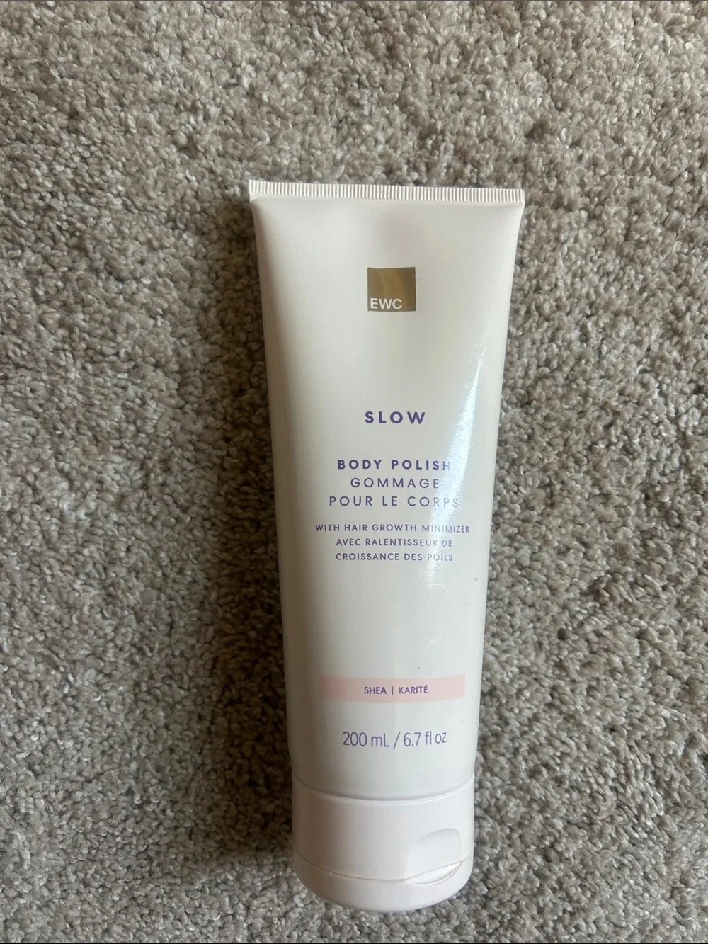 EWC Slow Body Polish Exfoliant - Cream/White